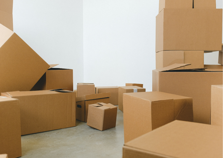 large sized cardboard boxes